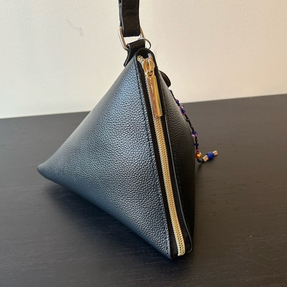 Hand-painted wristlet bag - Picture 4 of 5